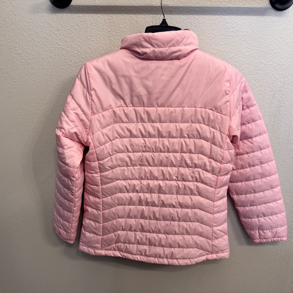 New Columbia Youth L Quilted Pink Fleece Lined Jacket - Picture 2 of 3